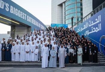 القائد الملهم صانع المستقبل محمد بن راشد يرحب بصناع المحتوى المشاركين في قمة المليار متابع