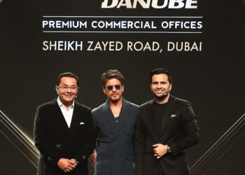 شاروخان يحصل على برج يحمل اسمه – دانوب بروبرتيز تطلق “شاروكز من دانوب”، برجاً تجارياً فاخراً في قلب دبي