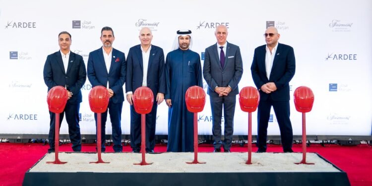 أرضي تطلق الأعمال الإنشائية لمشروع فيرمونت ريزيدنسز جزيرة المرجان وفندق فيرمونت جزيرة المرجان بقيمة 2 مليار درهم في رأس الخيمة